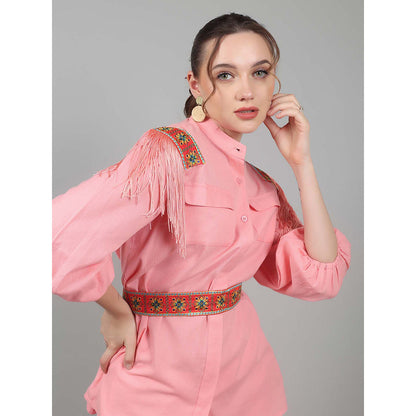 NAMAH BY PARUL MONGIA Bubble-Gum Safari Co-Ord (Set of 3)