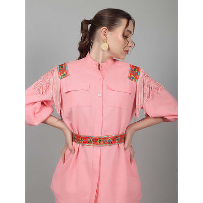 NAMAH BY PARUL MONGIA Bubble-Gum Safari Co-Ord (Set of 3)