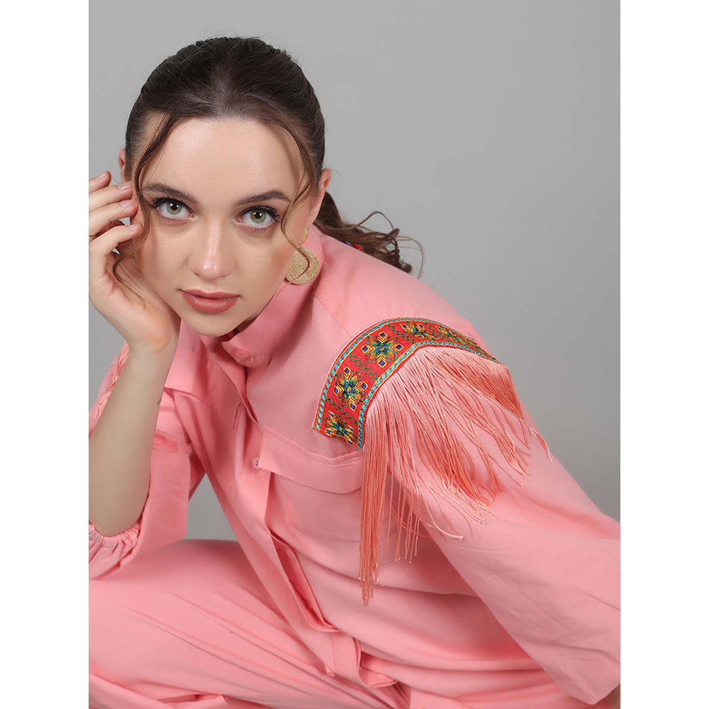 NAMAH BY PARUL MONGIA Bubble-Gum Safari Co-Ord (Set of 3)