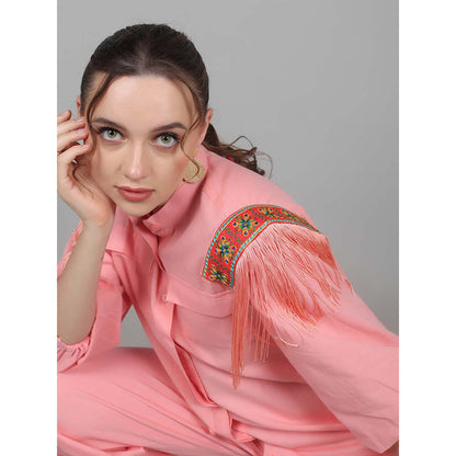 NAMAH BY PARUL MONGIA Bubble-Gum Safari Co-Ord (Set of 3)