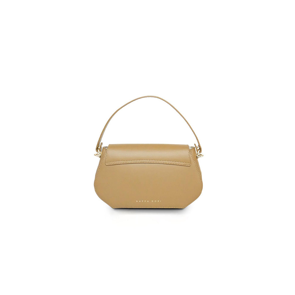 Nappa Dori Della Shoulder Bag - Beige