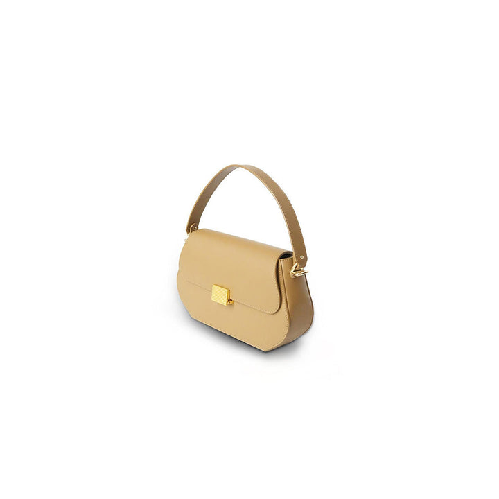 Nappa Dori Della Shoulder Bag - Beige