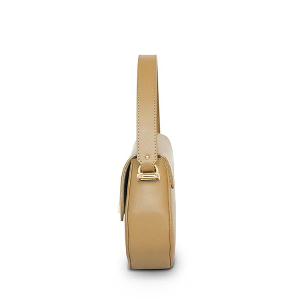 Nappa Dori Della Shoulder Bag - Beige