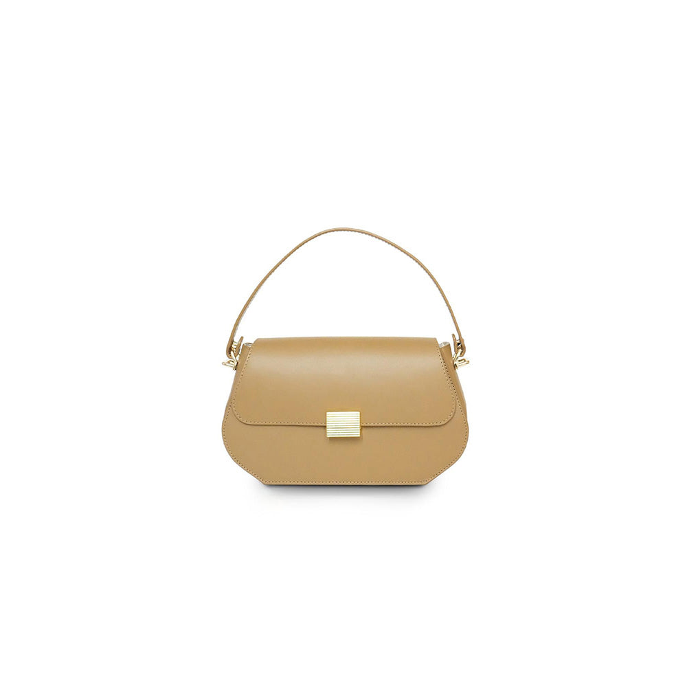 Nappa Dori Della Shoulder Bag - Beige