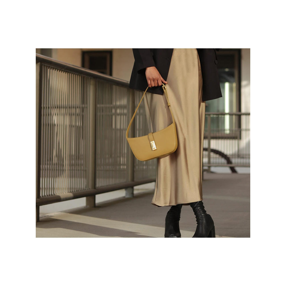 Nappa Dori Mabel Shoulder Bag - Beige