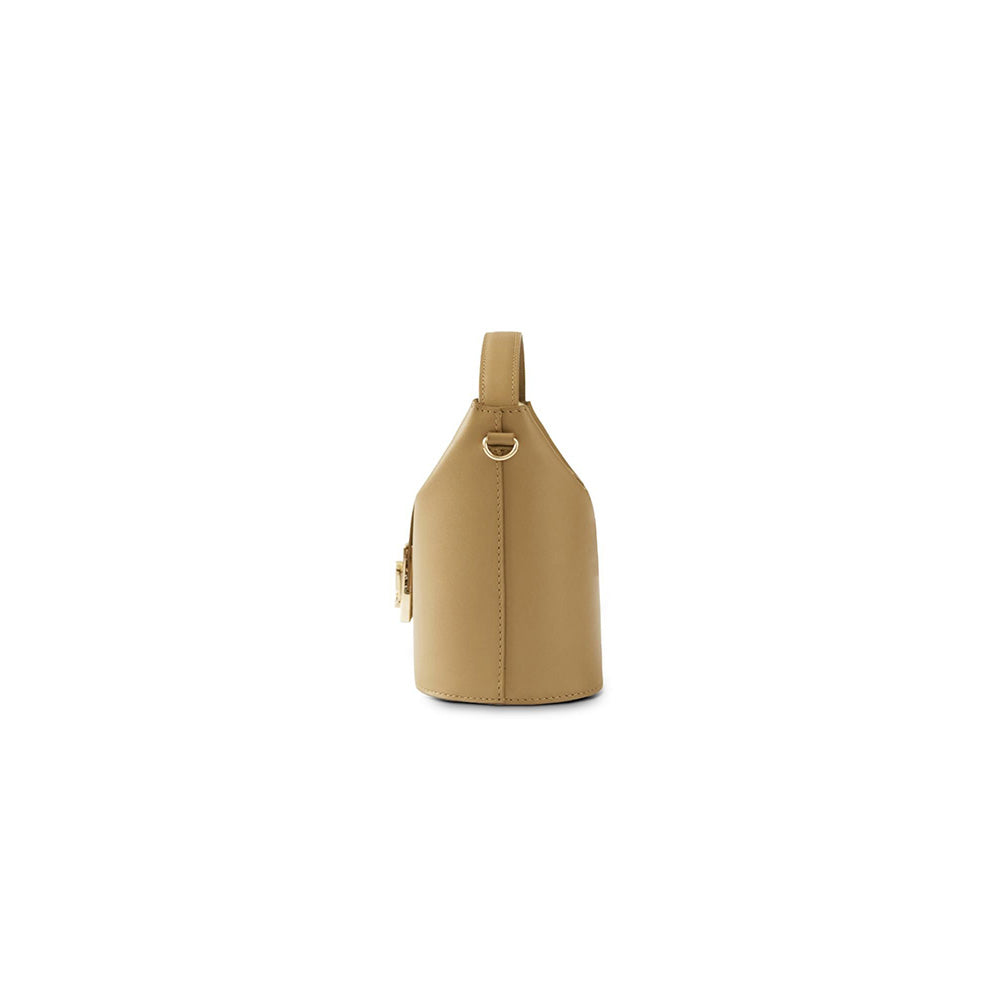 Nappa Dori Mae Bucket Bag - Beige