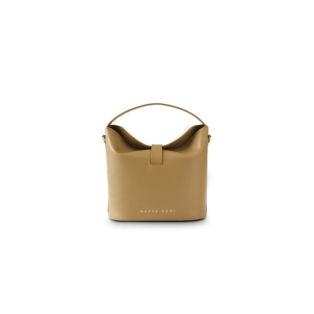 Nappa Dori Mae Bucket Bag - Beige