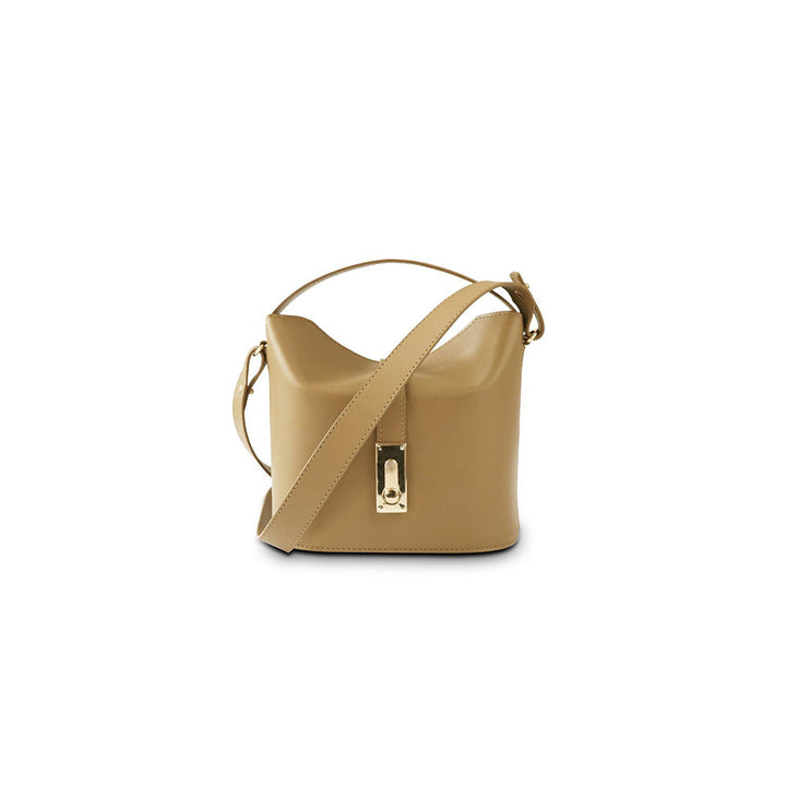 Nappa Dori Mae Bucket Bag - Beige