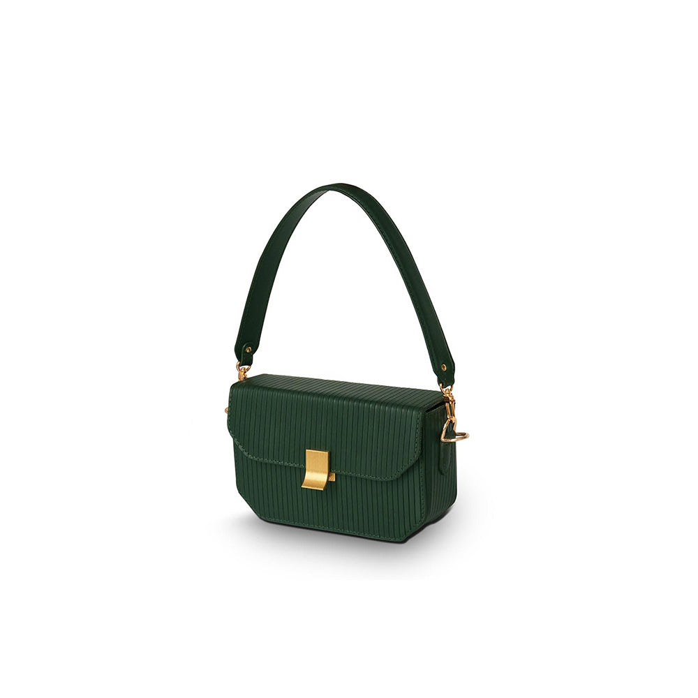 Nappa Dori Harlow Shoulder Bag - Green