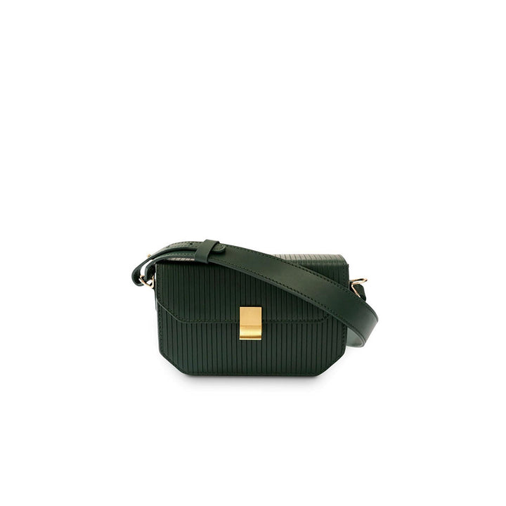 Nappa Dori Harlow Shoulder Bag - Green