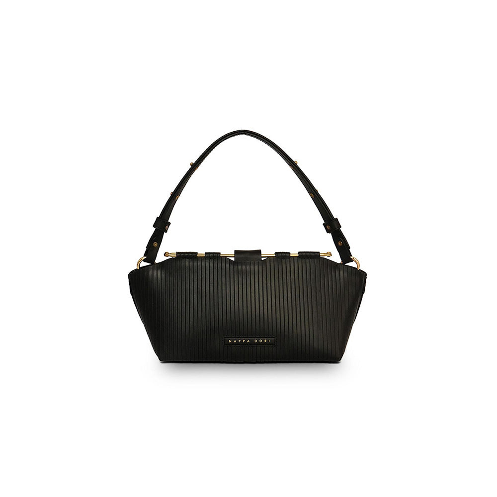 Nappa Dori Valerie Shoulder Bag - Black