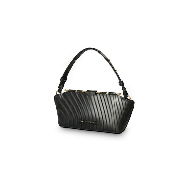 Nappa Dori Valerie Shoulder Bag - Black