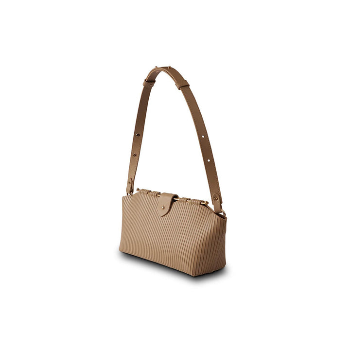 Nappa Dori Valerie Shoulder Bag - Beige