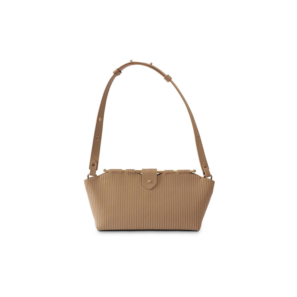 Nappa Dori Valerie Shoulder Bag - Beige