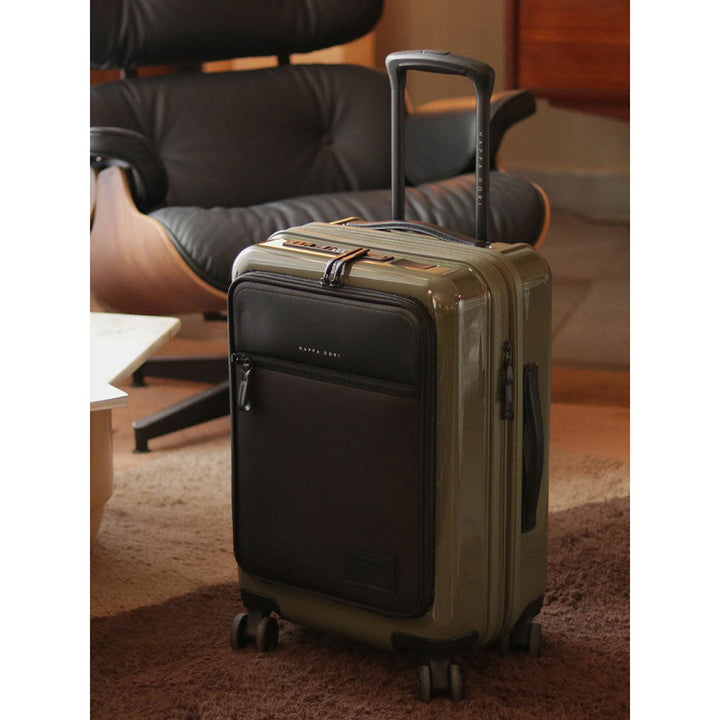 Nappa Dori Green Rover Carry On Luggage Bag