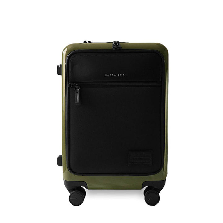 Nappa Dori Green Rover Carry On Luggage Bag