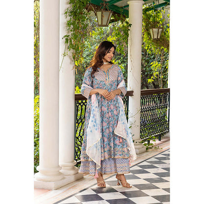 Naseebo Breeze Kurta Sharara With Dupatta