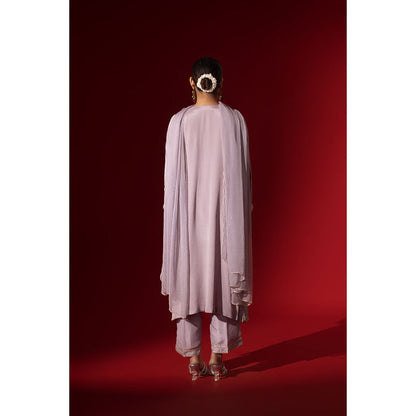 Naseebo Midnight Glamour Embroidered Kurta with Pant & Dupatta