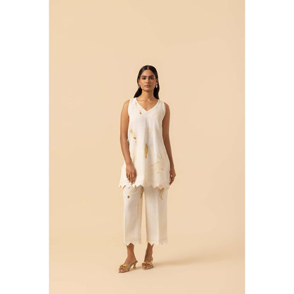 Naseebo Ivory Orchard Hemp Cotton Co-Ord Set