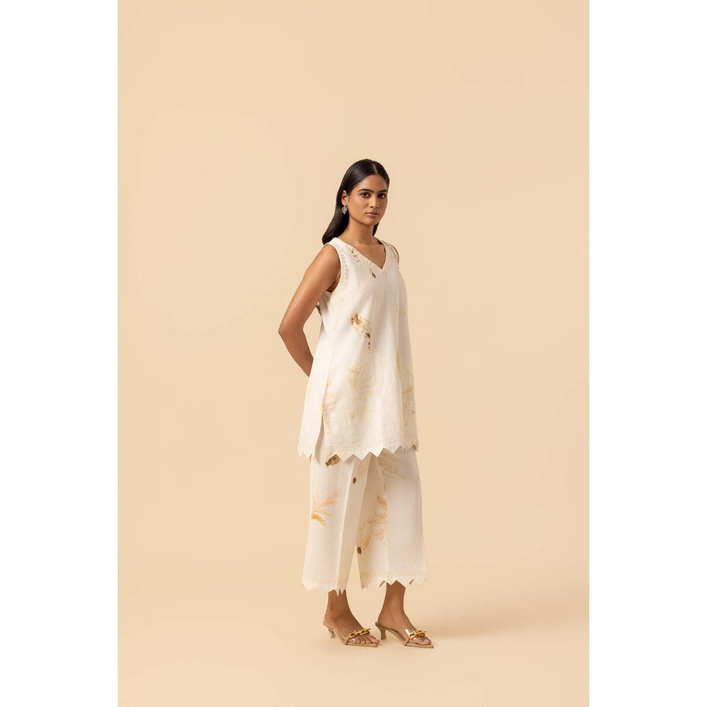 Naseebo Ivory Orchard Hemp Cotton Co-Ord Set