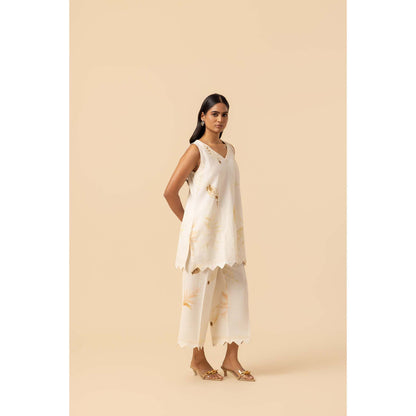 Naseebo Ivory Orchard Hemp Cotton Co-Ord Set