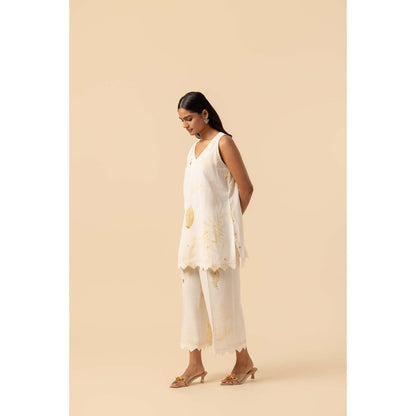 Naseebo Ivory Orchard Hemp Cotton Co-Ord Set