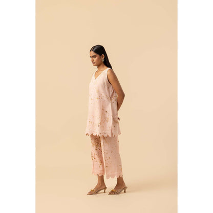 Naseebo Pink Whispers Hemp Cotton Co-Ord Set