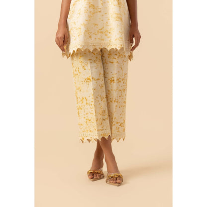 Naseebo Gold Ripple Hemp Cotton Co-Ord Set