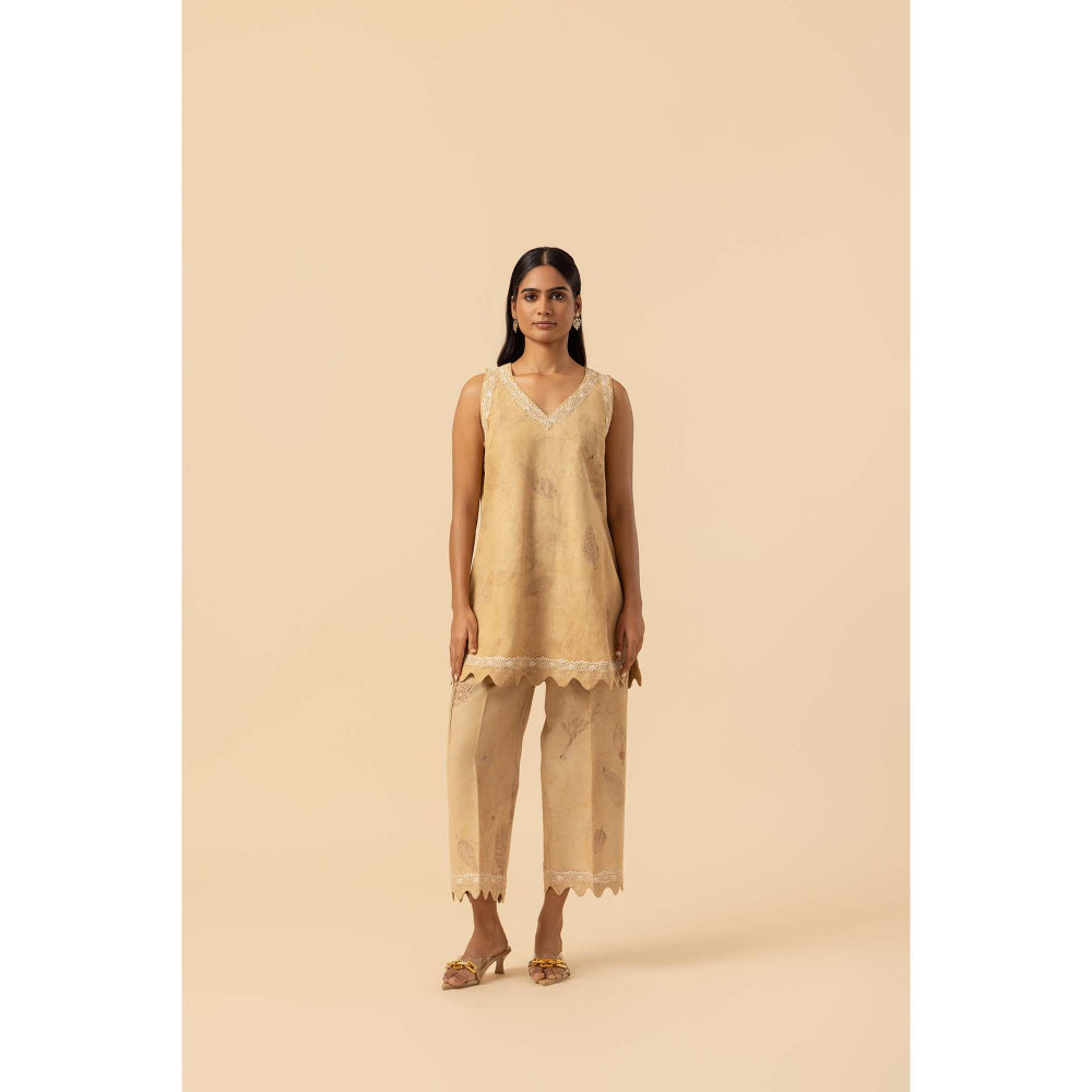 Naseebo Faded Foliage Hemp Cotton Co-Ord Set