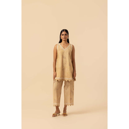 Naseebo Faded Foliage Hemp Cotton Co-Ord Set