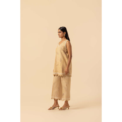 Naseebo Faded Foliage Hemp Cotton Co-Ord Set