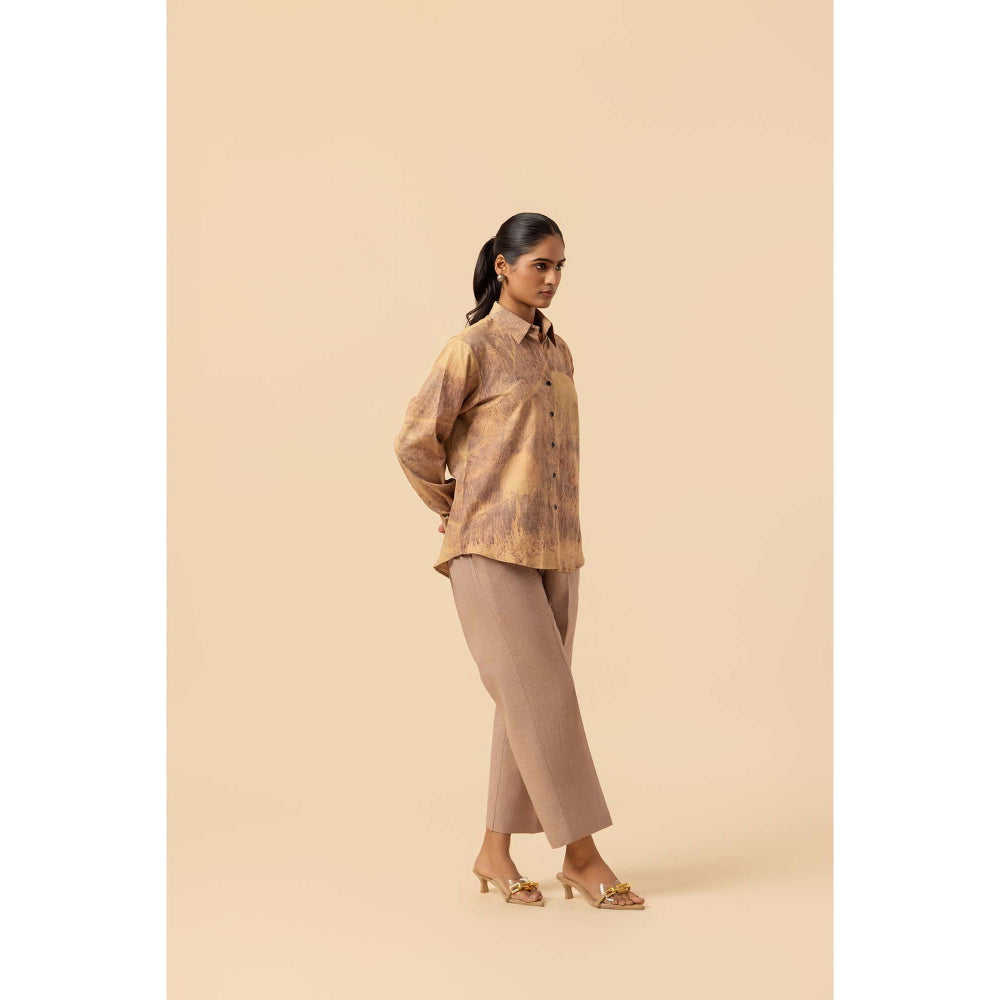 Naseebo Sand Bloom Cotton Co-Ord Set