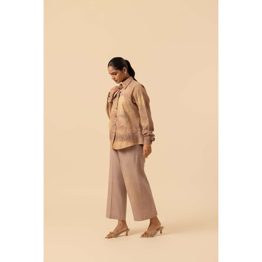 Naseebo Sand Bloom Cotton Co-Ord Set
