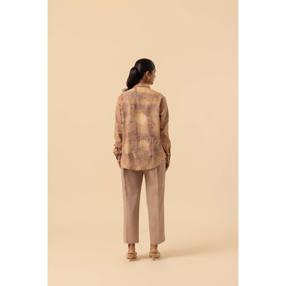 Naseebo Sand Bloom Cotton Co-Ord Set