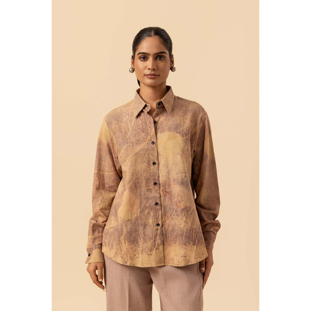 Naseebo Sand Bloom Cotton Co-Ord Set