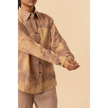 Naseebo Sand Bloom Cotton Co-Ord Set