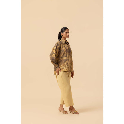 Naseebo Whispering Leaves Cotton Co-Ord Set