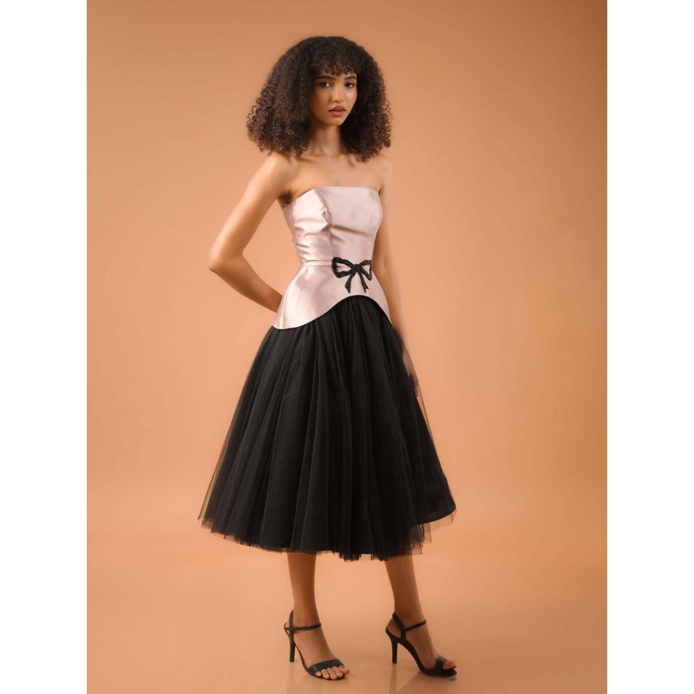 Natalia Livingston Audrey Rose Gold Corset Top with Skirt