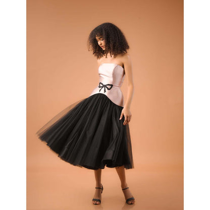 Natalia Livingston Audrey Rose Gold Corset Top with Skirt