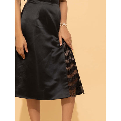 Natalia Livingston Aurora Black Bow Dress
