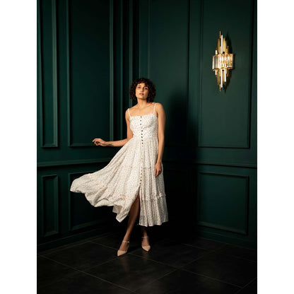 Natalia Livingston Dahlia Botanic Midi Dress