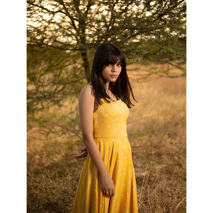 Natalia Livingston Mia Mustard Dress