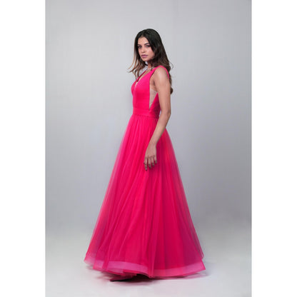 Natalia Livingston Thea Fuchsia Pink Dress