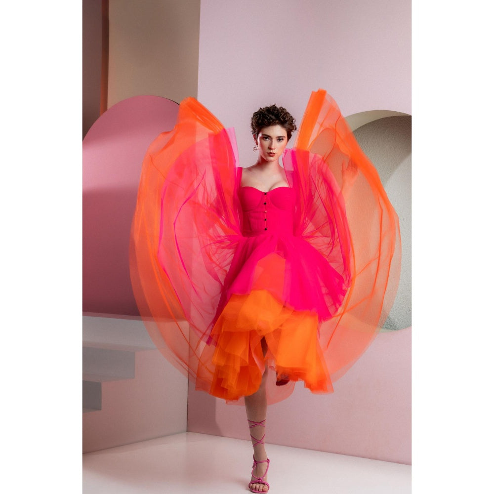 Natalia Livingston Thea Pink Fusion Dress