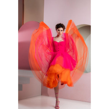 Natalia Livingston Thea Pink Fusion Dress
