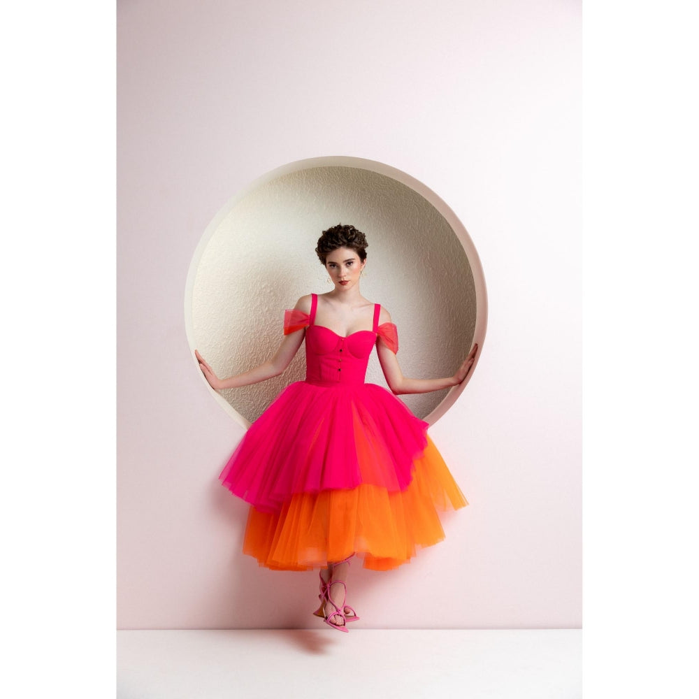 Natalia Livingston Thea Pink Fusion Dress