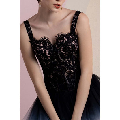 Natalia Livingston Charolette Black Corset Top