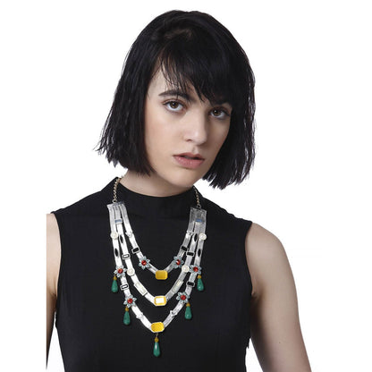 Valliyan Three Layer Candy Necklace