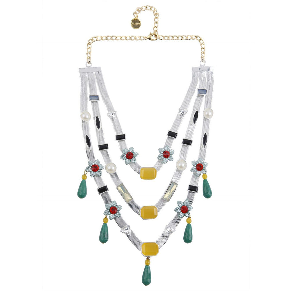 Valliyan Three Layer Candy Necklace