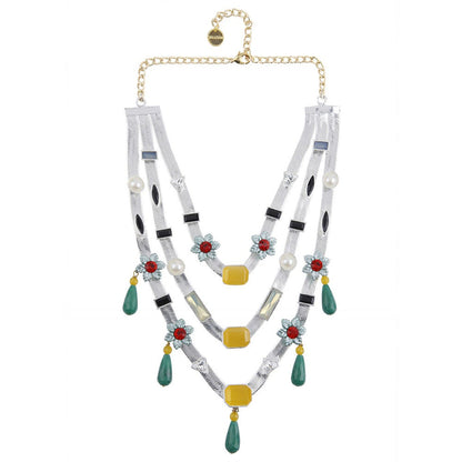 Valliyan Three Layer Candy Necklace